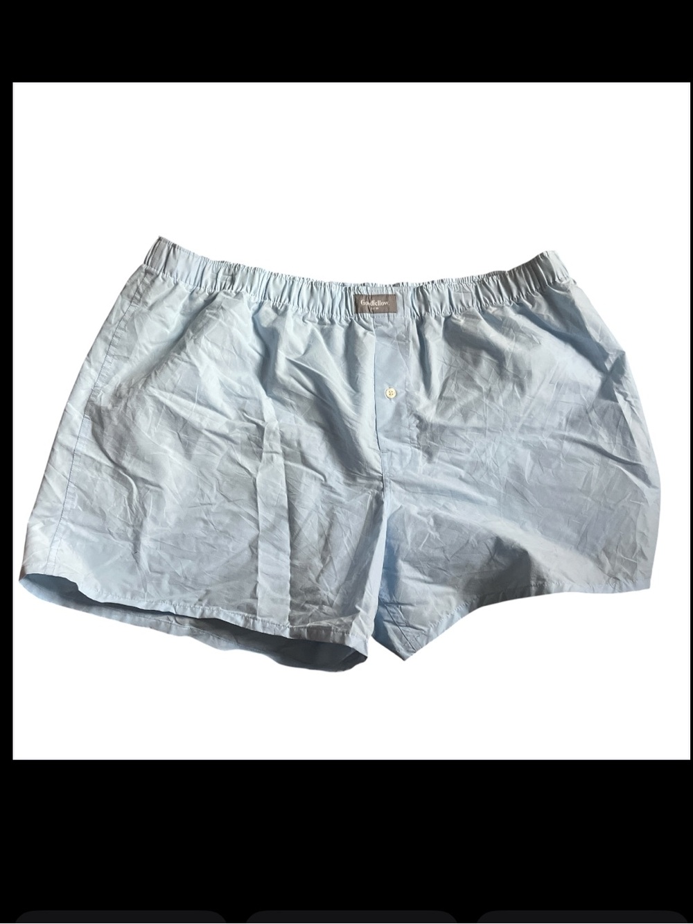 Goodfellow & Co Light Blue Elastic Waist Lounge Shorts